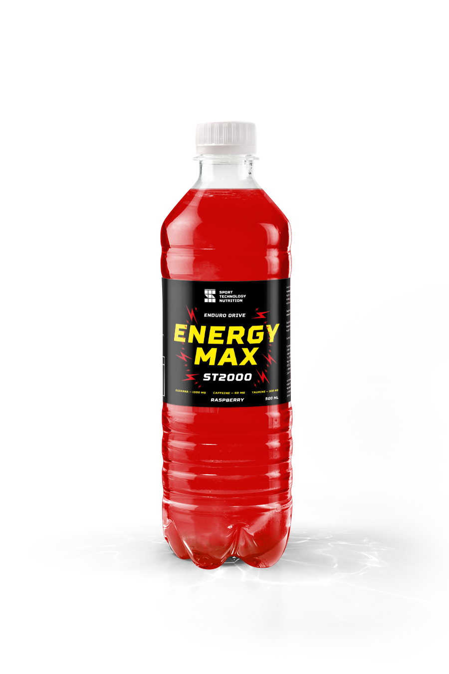 Energy Max ST2000 "Sport Technology Nutrition", малина, 8 шт. по 0,5л