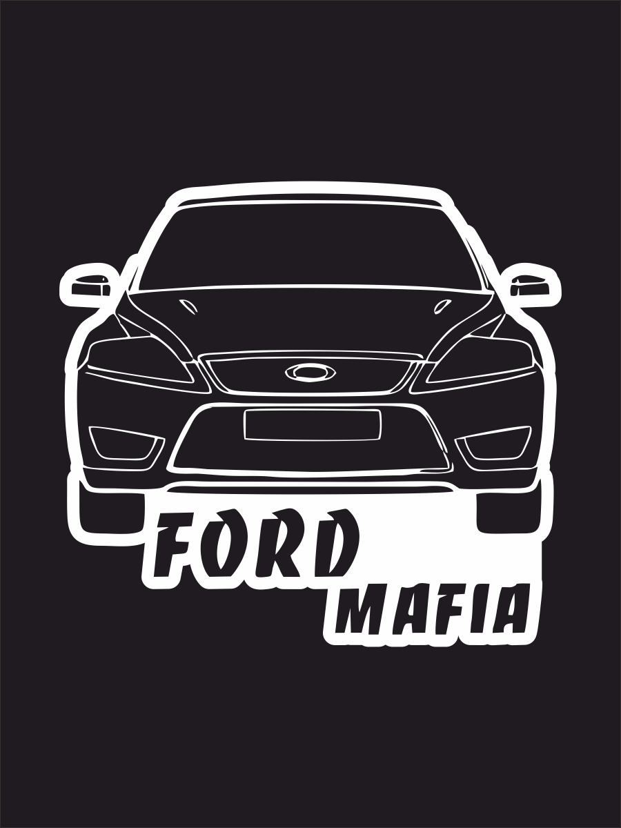 Наклейки на авто, на автомобиль, авто тюнинг Ford Mondeo Mafia - Форд  Мондео Мафия 17х15 см - купить по выгодным ценам в интернет-магазине OZON  (748115728)