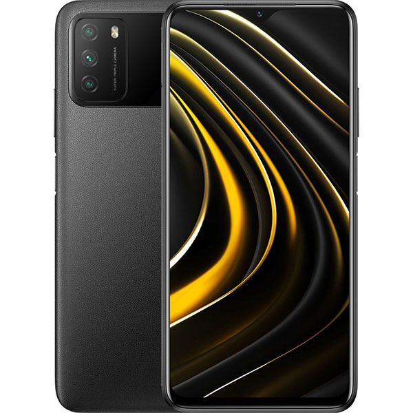 Смартфон Poco M3 4/128GB Yellow (RU) 4/64GB, черный POCO M3 4GB+64GB Black
