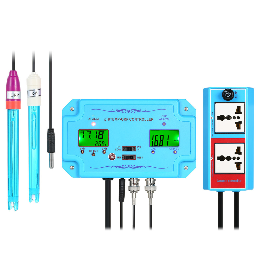 Профессиональный контроллер pH / ORP / TEMP 3 в 1 Детектор качества ...