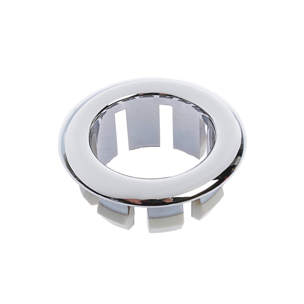 Втулка для отверстия перелива умывальника, хром - купить в интернет ...