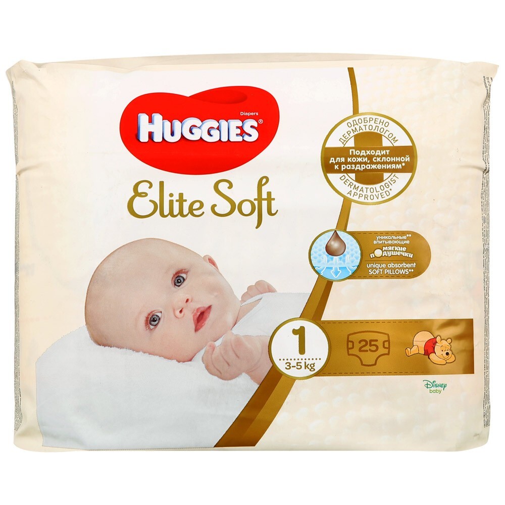 Подгузники хаггис элит софт 1. Huggies подгузники Elite Soft 1 (3-5 кг) 25 шт.. Huggies Elite Soft 1 25шт. Подгузники Хаггис Элит софт для новорожденных.