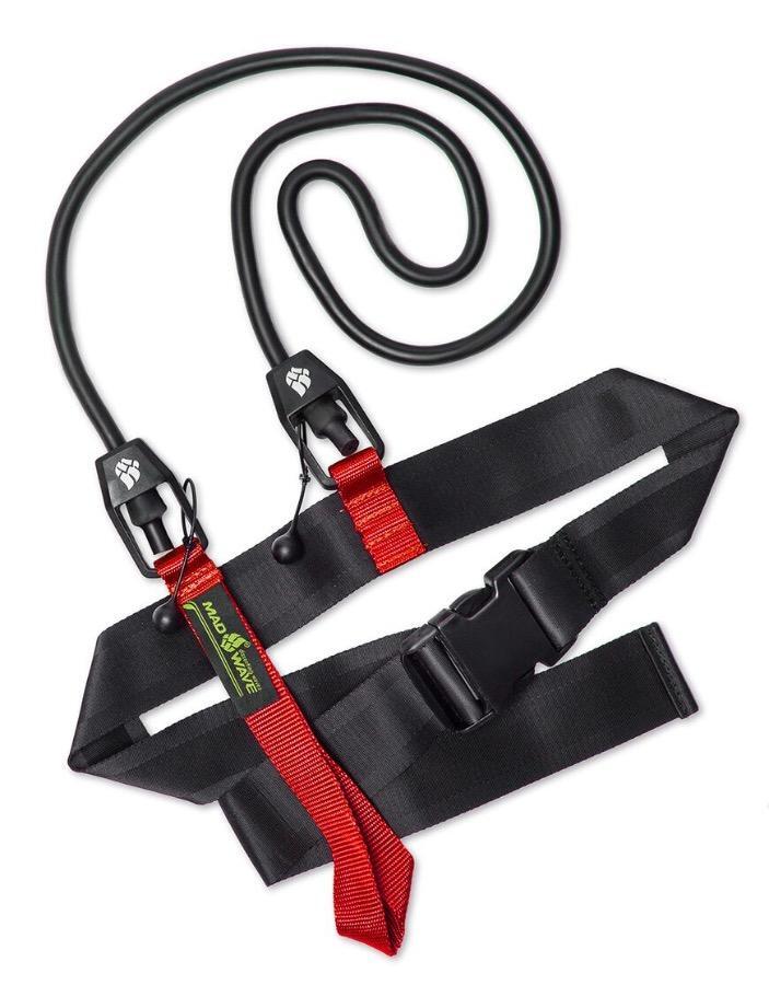 Пояс для плавания с сопротивлением короткий MadWave Short Belt (Красный ...
