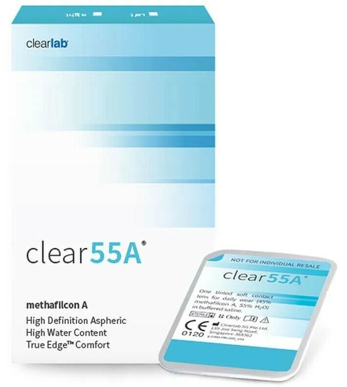 ClearLab Контактные линзы Clear 55A (6бл), 6 шт., -6.50 / 8.7 ...