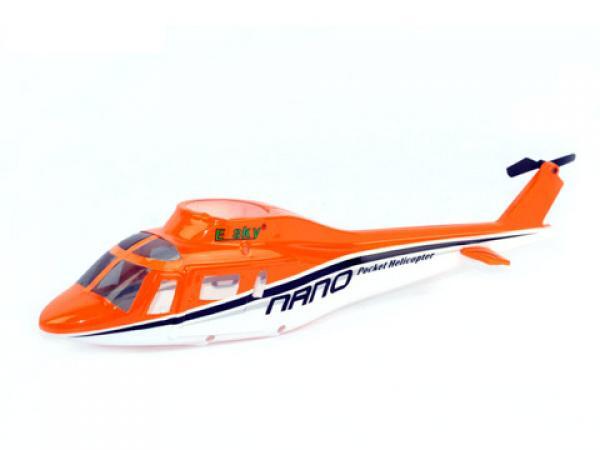 E-Sky Фюзеляж (оранжевый) для вертолетов E-Sky Nano - 002845