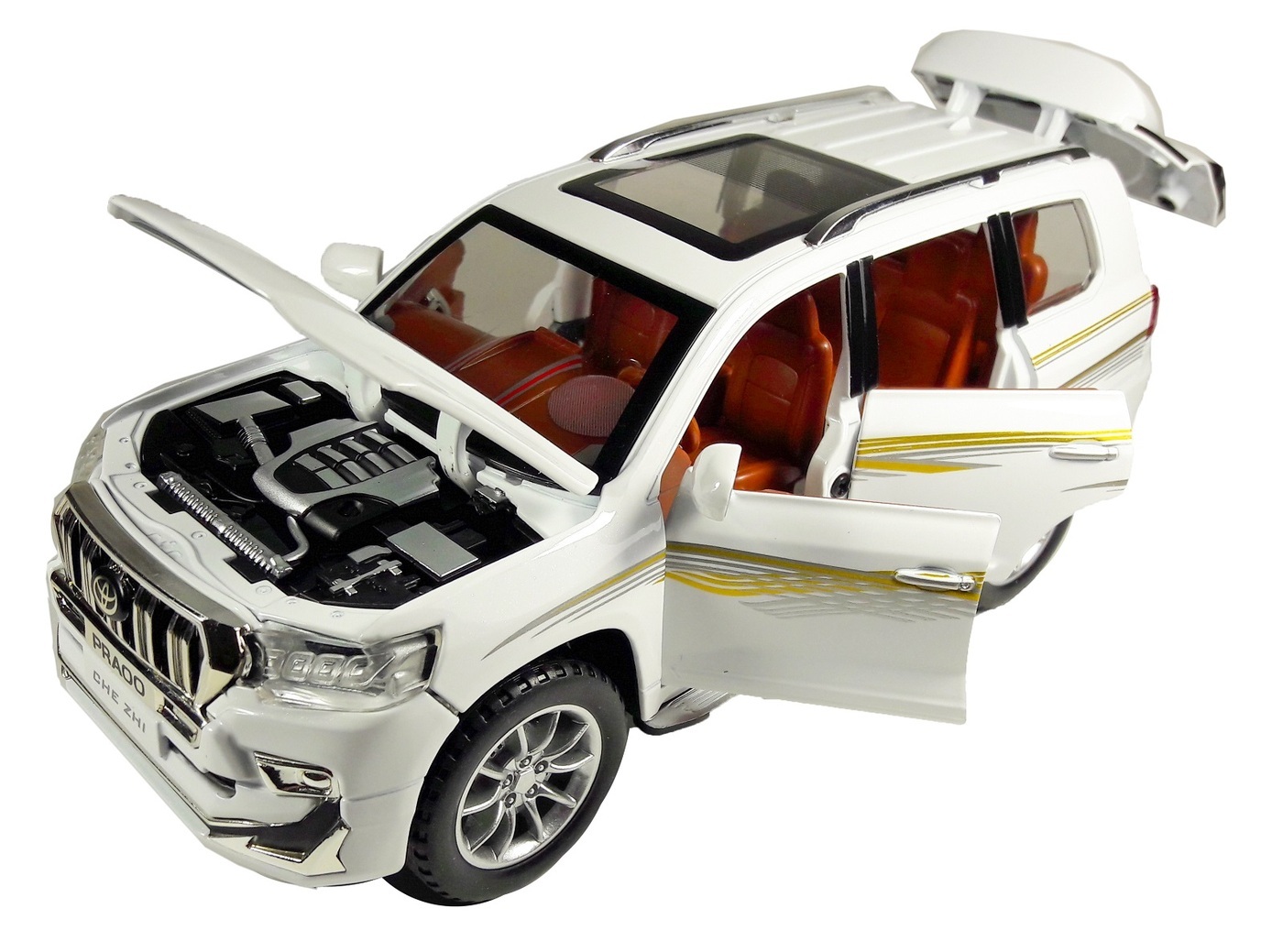 Машинка металлическая инерционная Тойота Лэнд Крузер Прадо Toyota Land ...