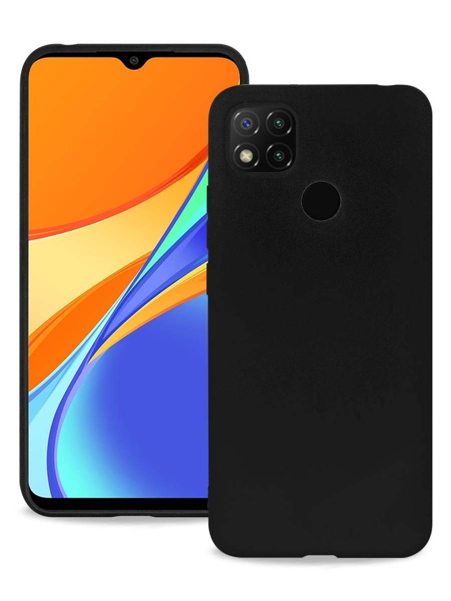 Чехол на Редми 9А / Чехол для Xiaomi Redmi 9A (Сяоми Рэдми 9А), Черный ...