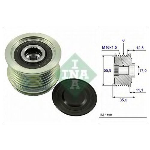 INA/LUK Подшипник генератора, арт. 535004110, 1 шт.