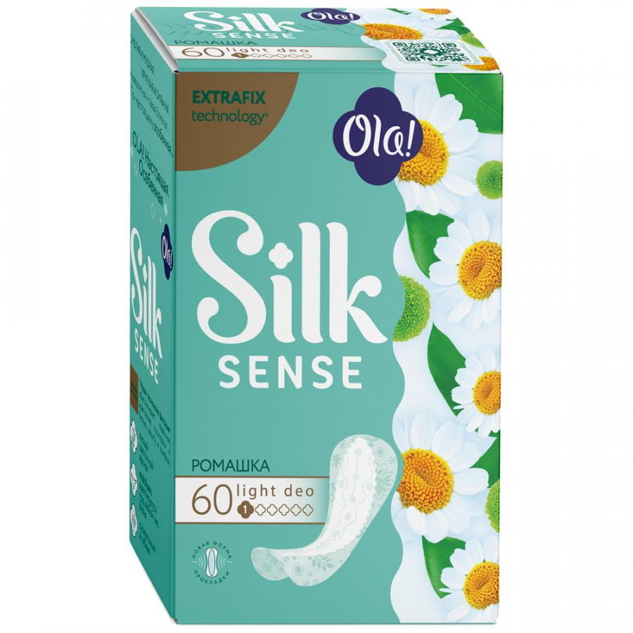 Ola Silk sense ежедн прокладки Light Ромаш 60шт(Хайджин