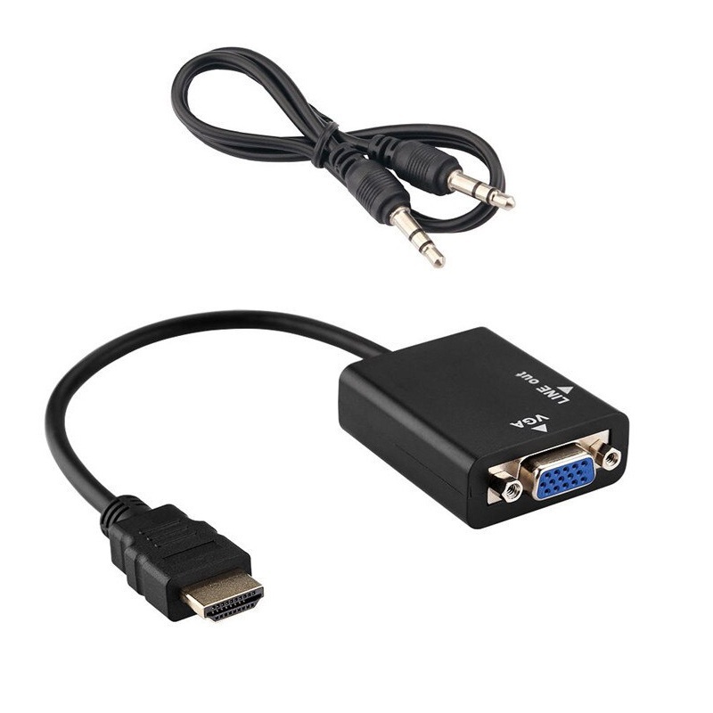 ВидеопереходникHDMI-VGA/J3.5