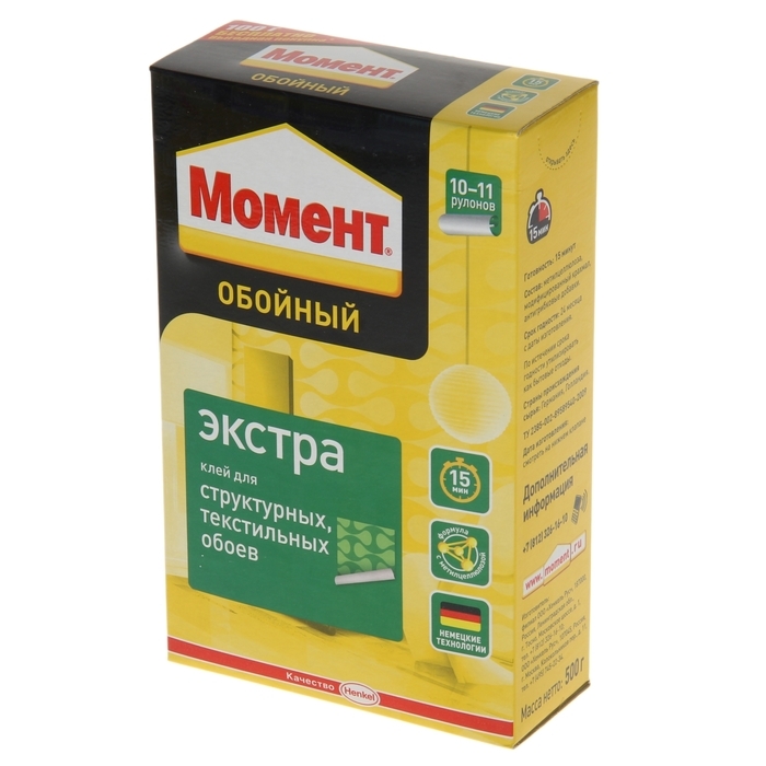 клей обойный момент экстра 500гр (12) эра 756739. обойный клей момент. клей момент для обоев. клей обойный «момент» - винил. клей обойный момент винил 250г.