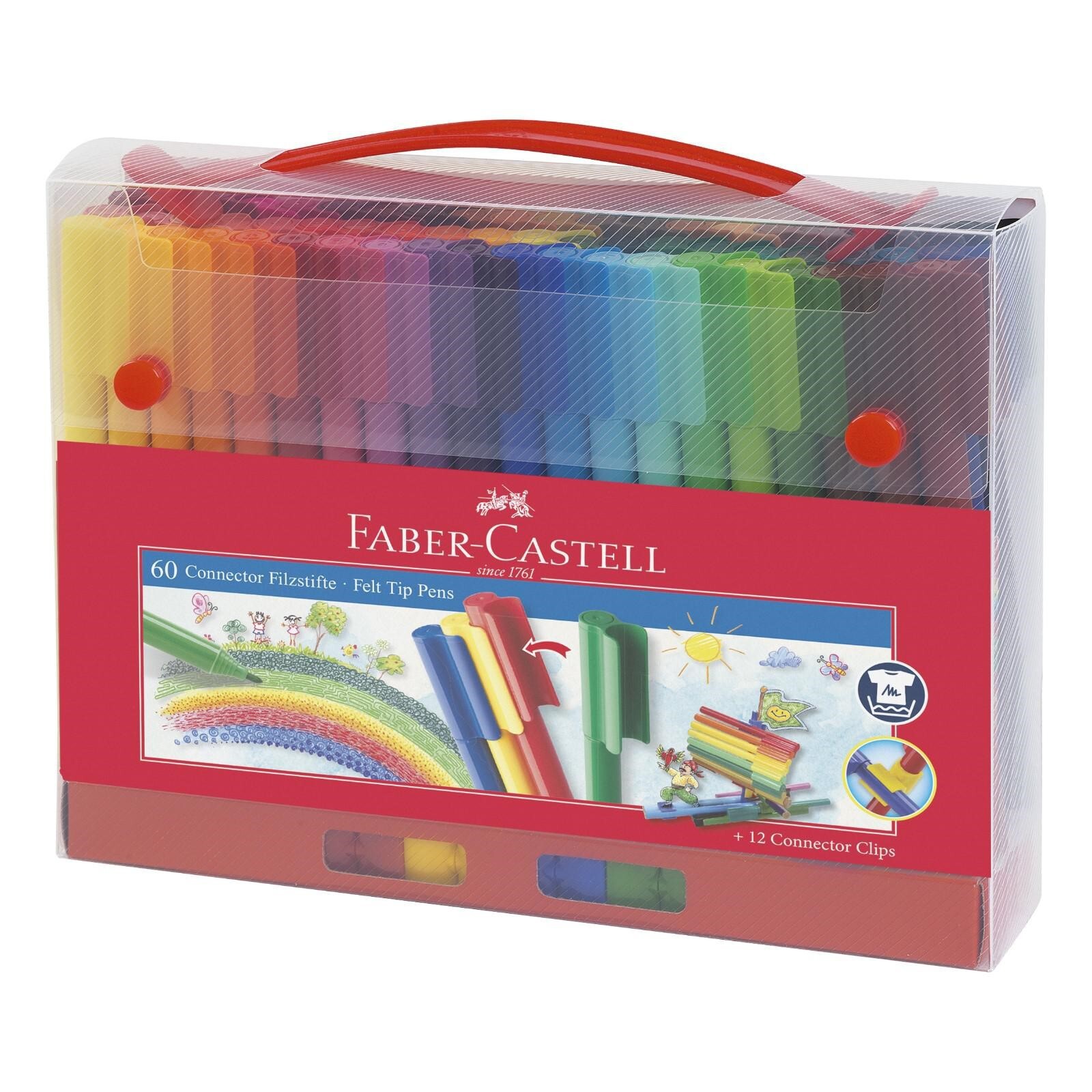 Фломастеры в коробке. Фломастеры Faber-Castell 