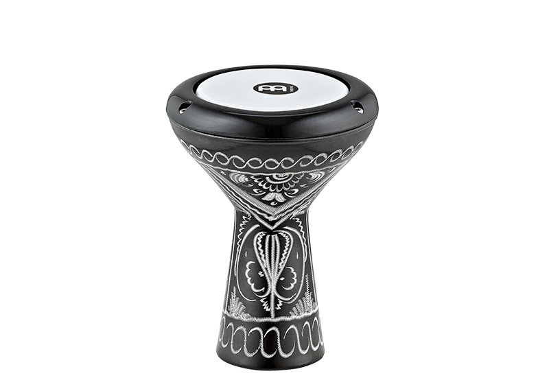 Mini Doumbek Барабан дарбука 4" х 7 1/2", алюминий, черный, Meinl HE-1018