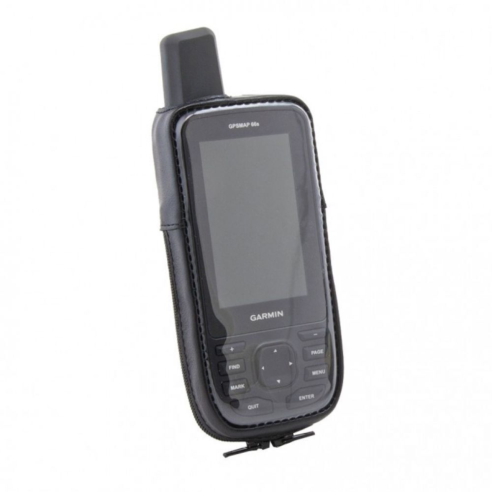 Чехол для навигатора Garmin GPSmap 66 S/ST/SR натуральная кожа, с зажимом (02-116)