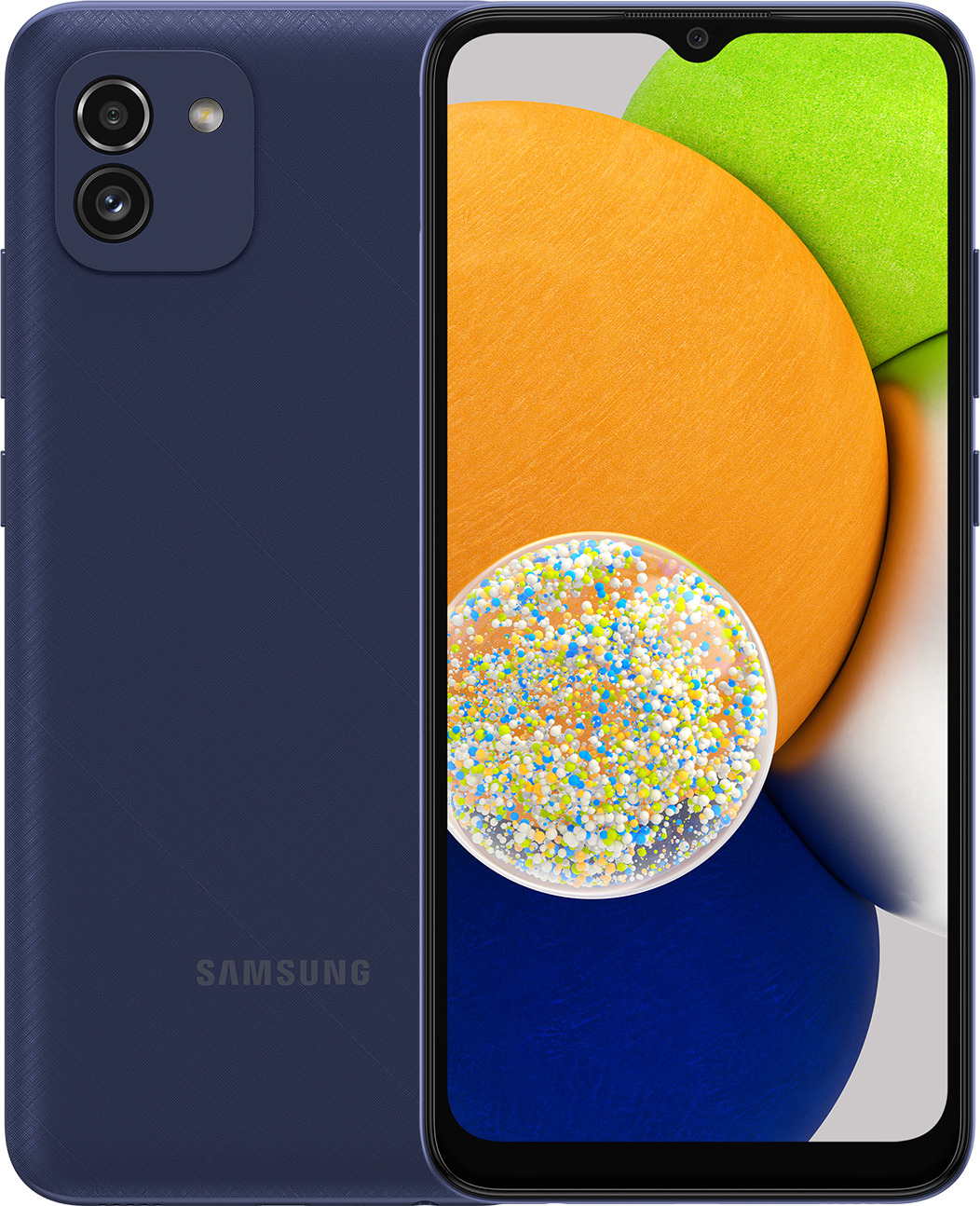 Samsung Смартфон Galaxy A03 3/32 ГБ, синий