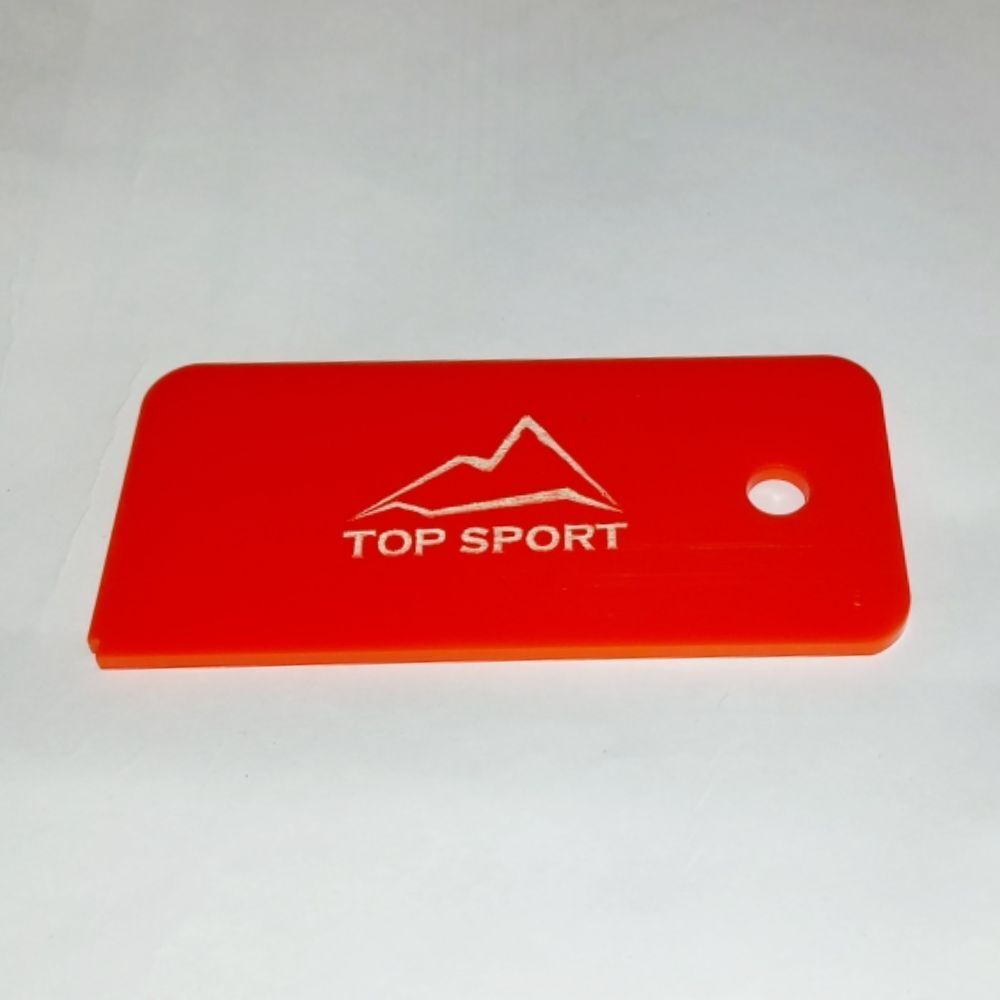 Цикля для лыж пластиковая ТОP SPORT 66033 3мм оранжевая купить по ...