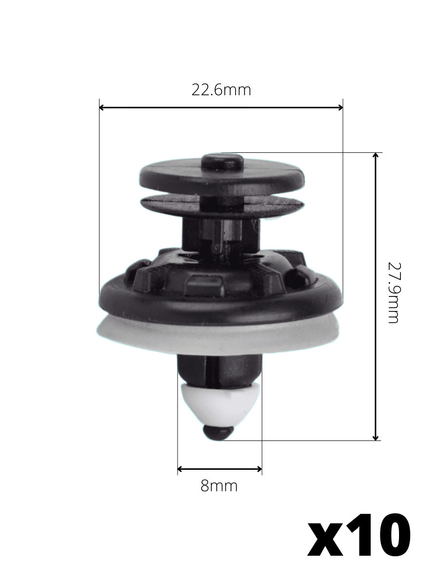 6Q0868243 клипса обшивки двери