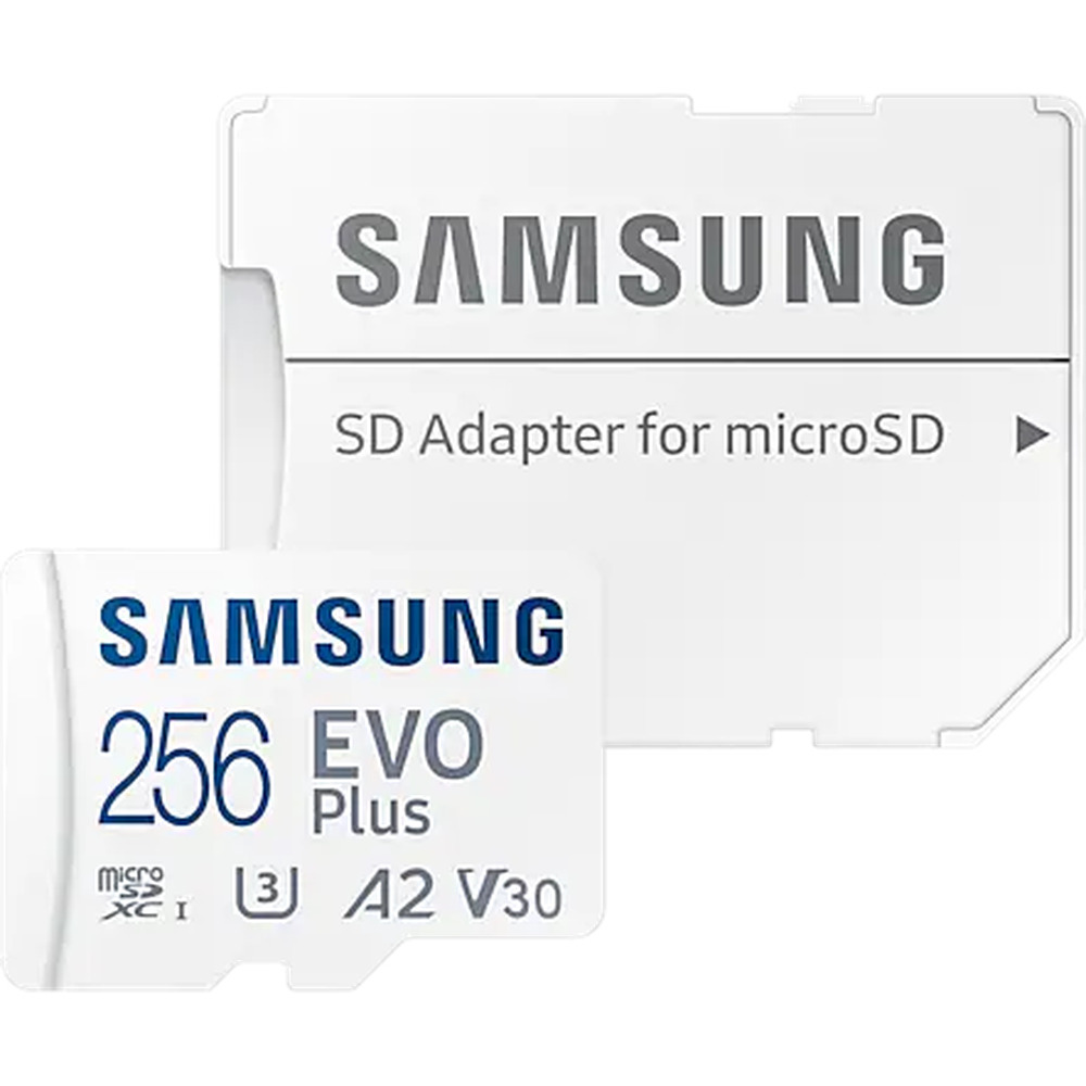 КартапамятиMicro256GbSecureDigital256GbSDXCSamsungEvoPlusclass10UHS-IU3(MB-MC256KA/RU)