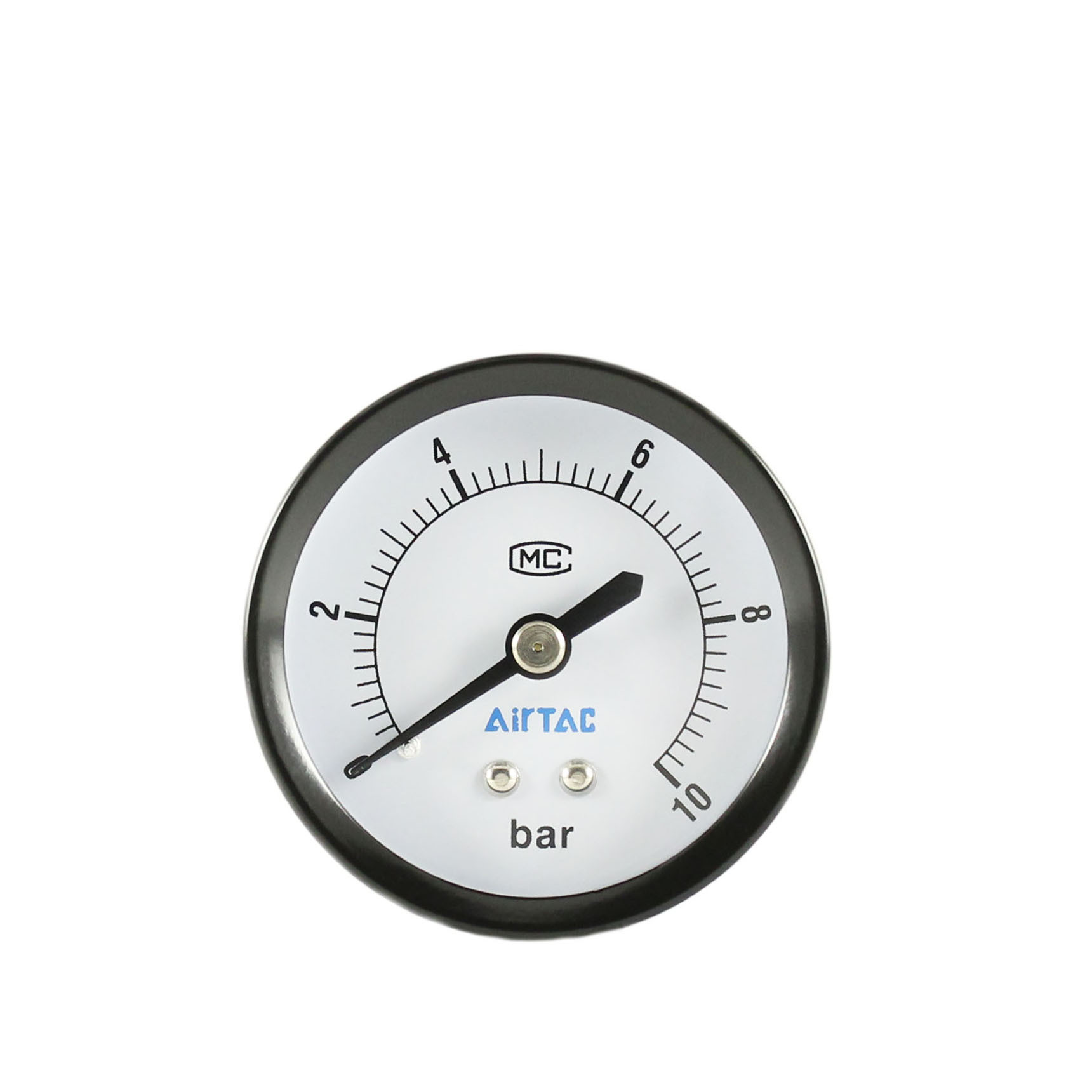 Манометр осевой Airtac F-GS50-10(F-GS5010B), 50 мм, 10 bar, 1/4