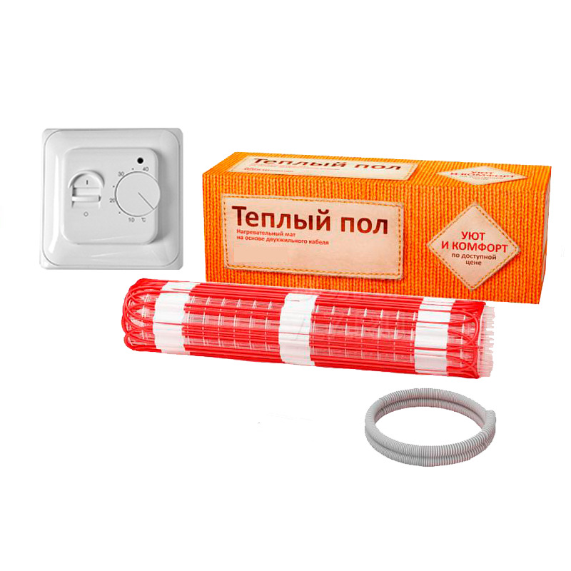 Теплый пол Warmstad WSMHW 9 м? 1360 Вт - купить по доступным ценам в ...