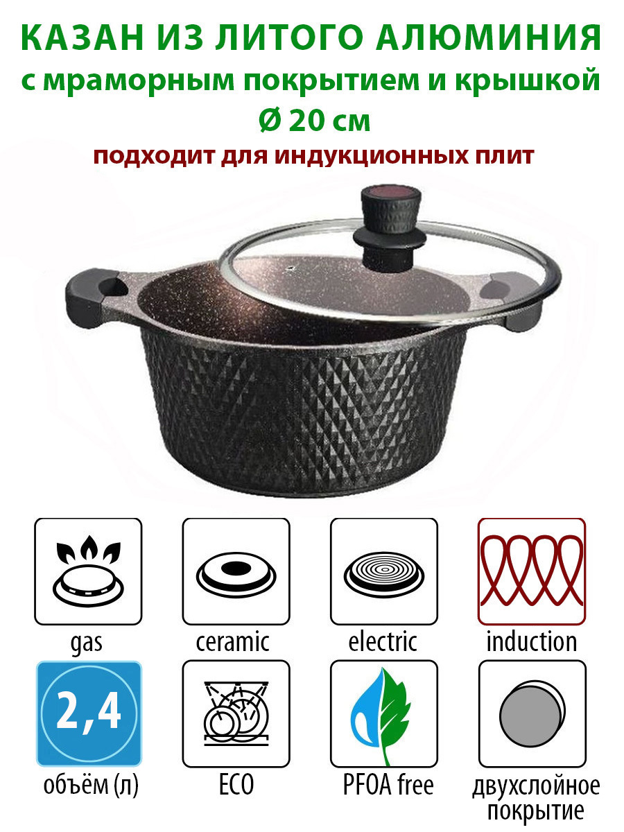 Купить Кастрюлю Казан Для Плиты