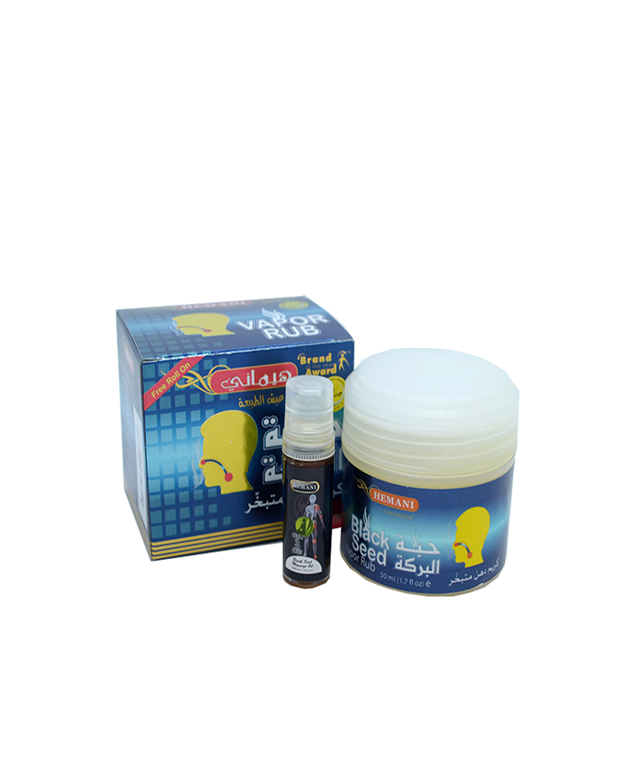 Характеристики Hemani Vaporub Black Seed / Согревающая мазь для горла и ...