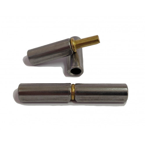 петля потайная латунь d10. петля ломберная цилиндрическая 10 мм. фурнитура для шкафа. петля цилиндрическая fi10mm. вертлюг петля-вилка, цинк 10мм уп.