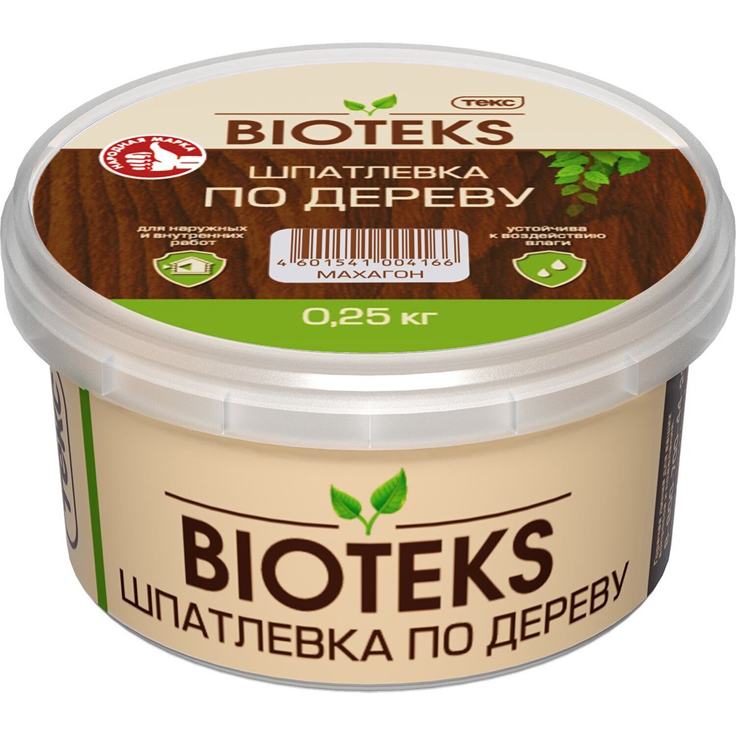 Шпатлевка по дереву сосна Bioteks 0,25кг