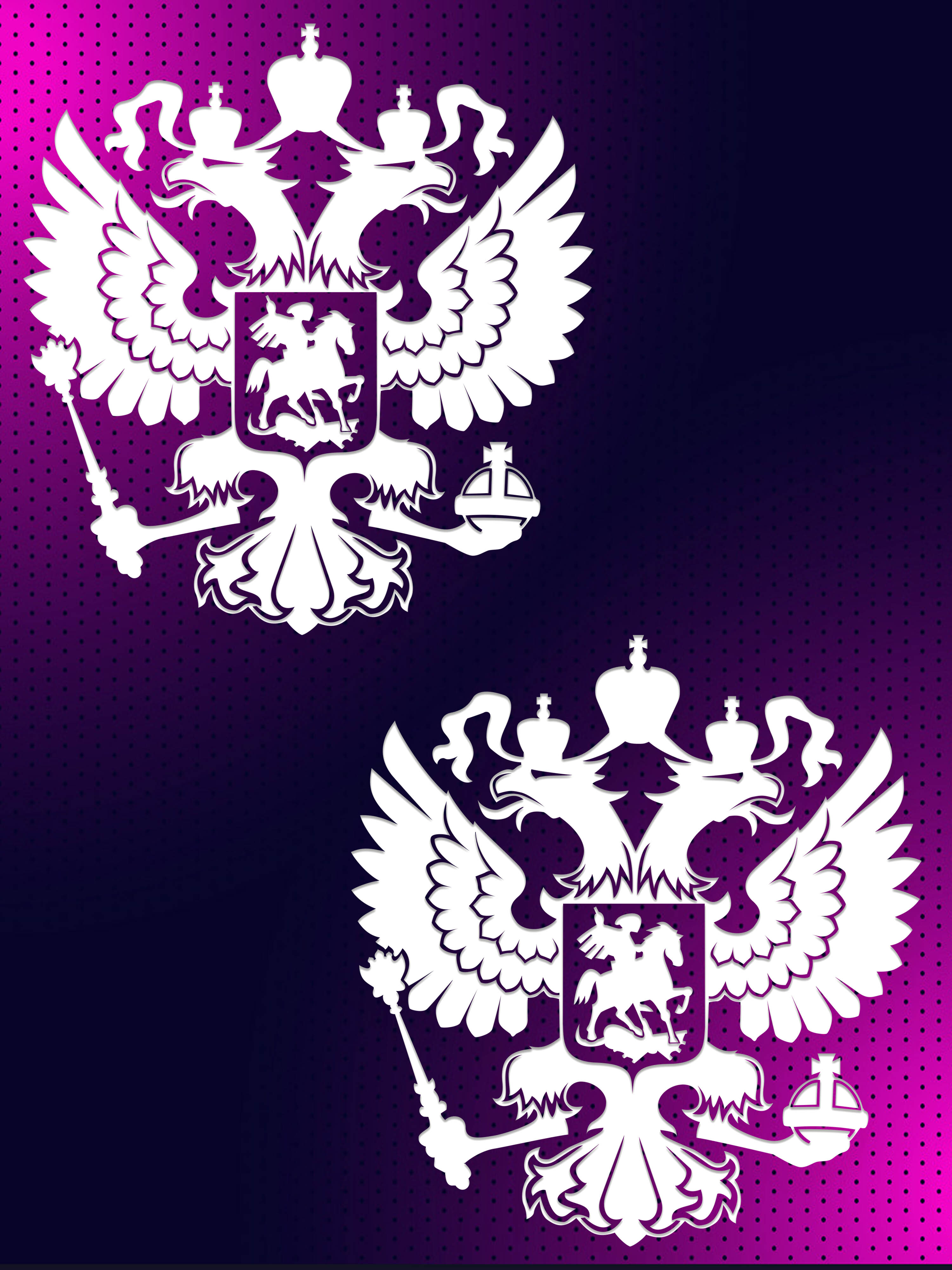 Герб России для срисовки