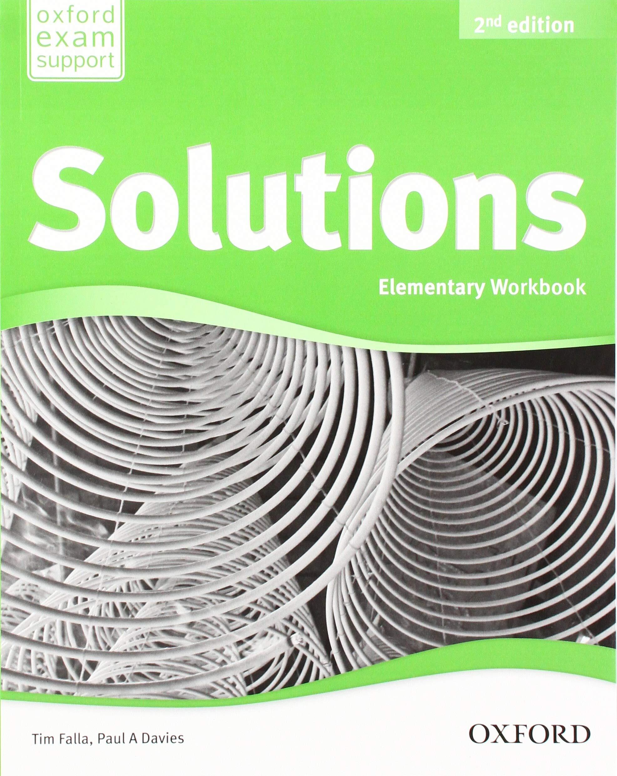 Solutions Elementary (second edition) Workbook - купить с доставкой по  выгодным ценам в интернет-магазине OZON (639851920)