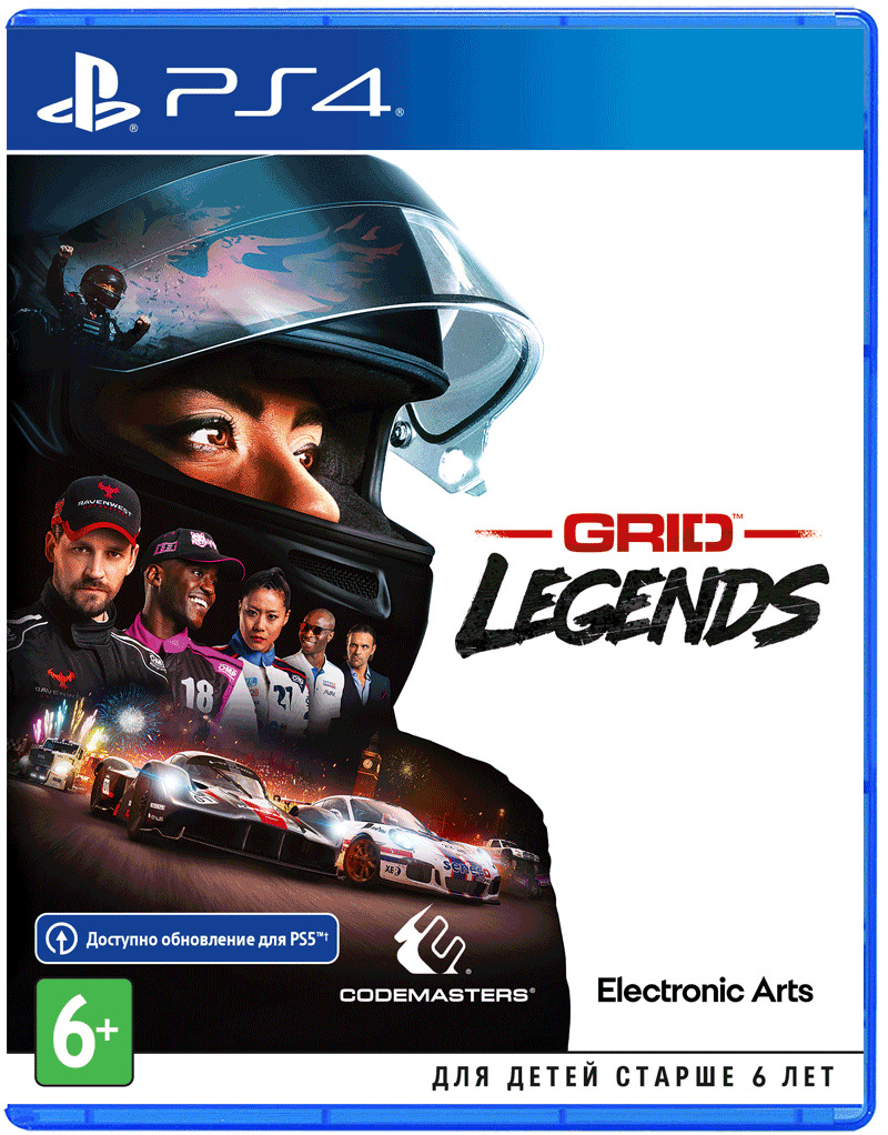 Игра GRID Legends (PlayStation 4, Русские субтитры)