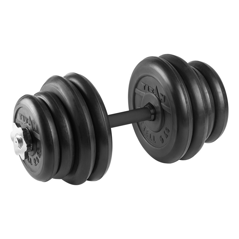 Гантельразборная32кгTITANBarbell-d26,Комплектация№2собрезиненнойручкой