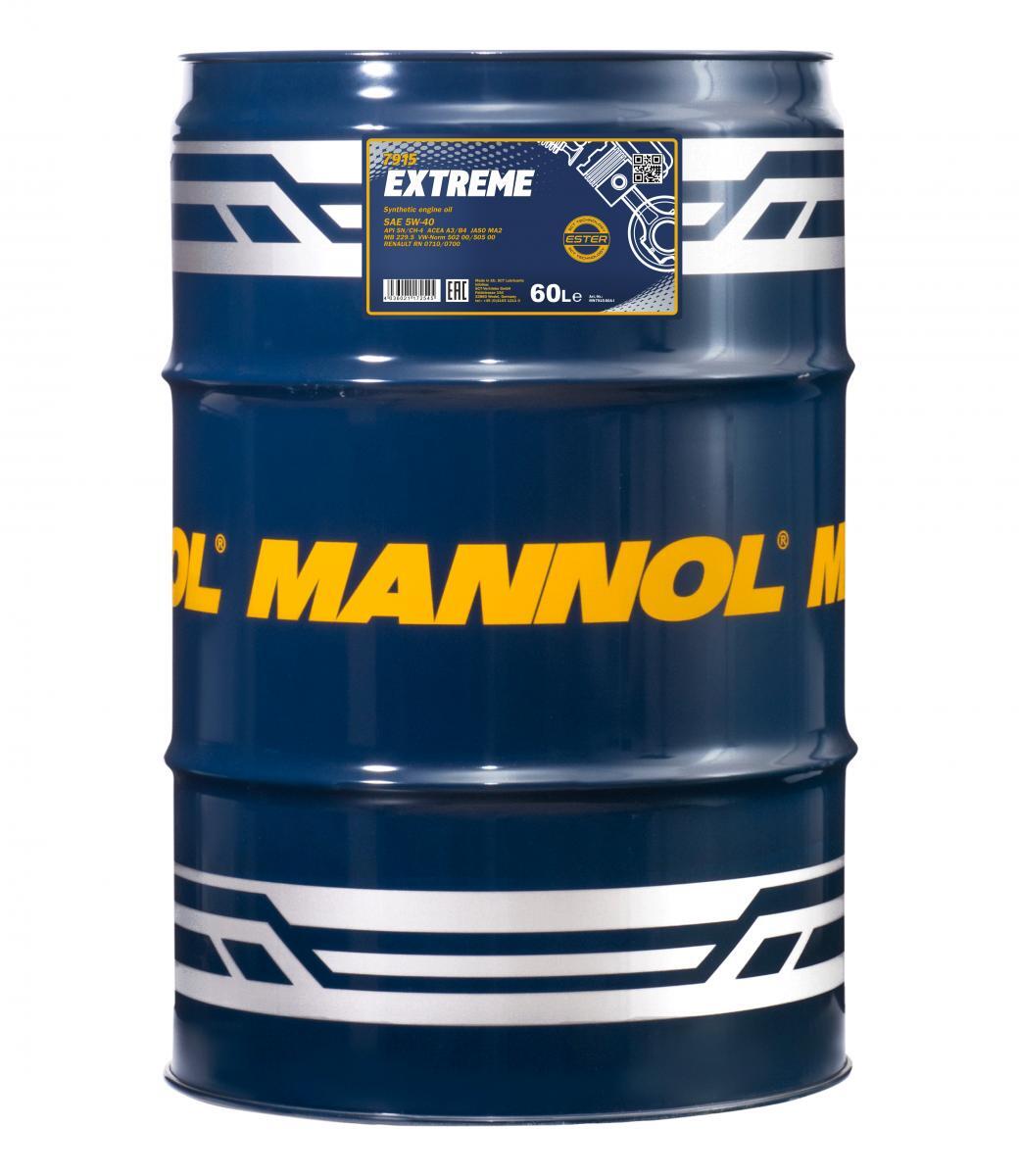 MANNOLEXTREME5W-40Масломоторное,Синтетическое,60л