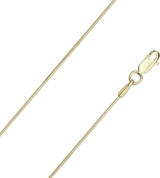 Круглое плетение цепочки из золота на шею