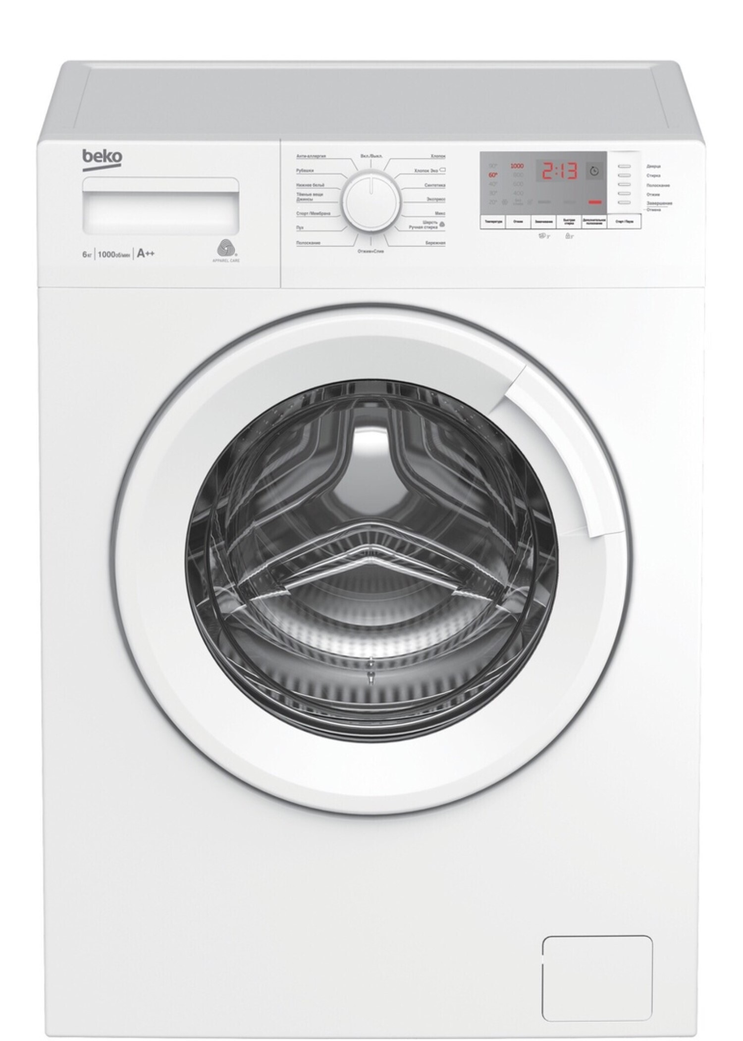 Стиральная машина BEKO WRE6512BWW, до 6 кг, белый