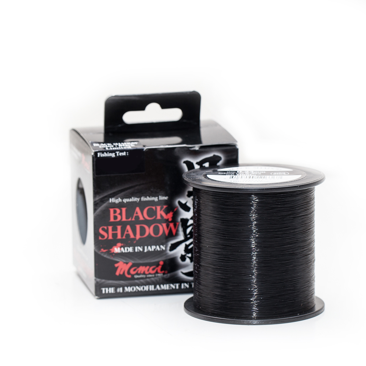 ЛескаMomoiBlackShadow,0.23мм,5.5кг,1000м,черная