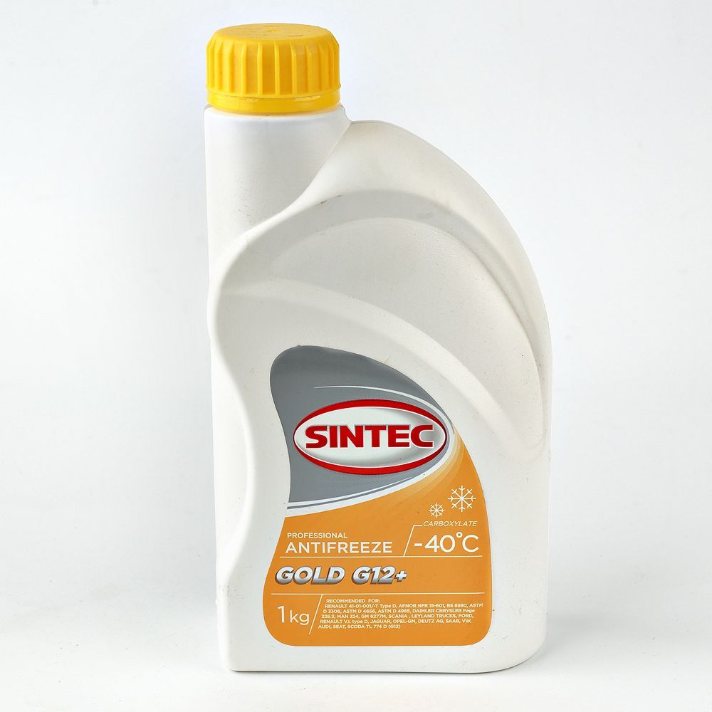 Антифриз sintec отзывы. Sintec. Антифриз Sintec Gold 5кг желтый.