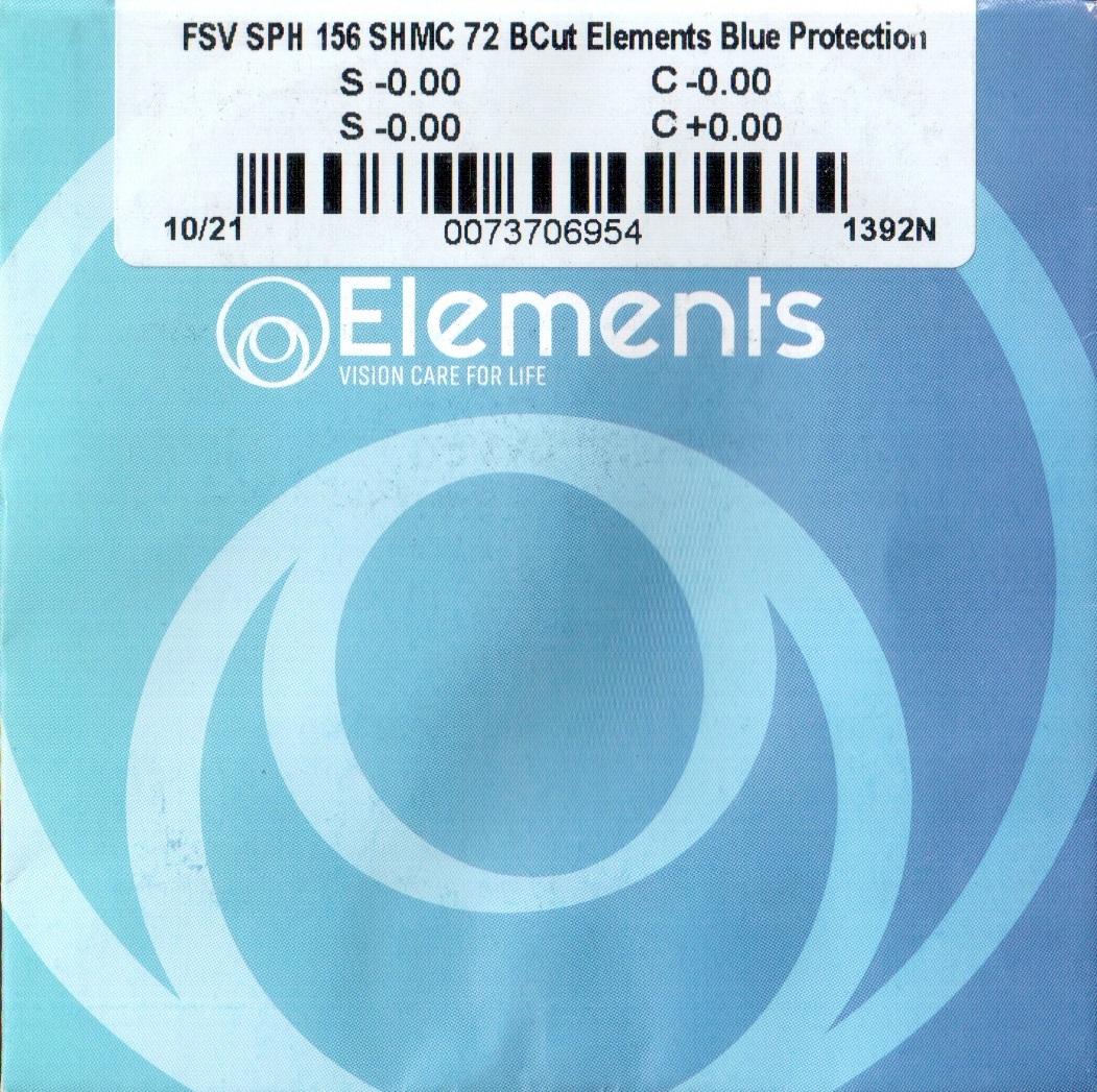 Линза для очков 1.60 As FSV SHMC BCut Elements Blue Protection Sph -0.25  диаметр 75 - купить с доставкой по выгодным ценам в интернет-магазине OZON  (640396431)