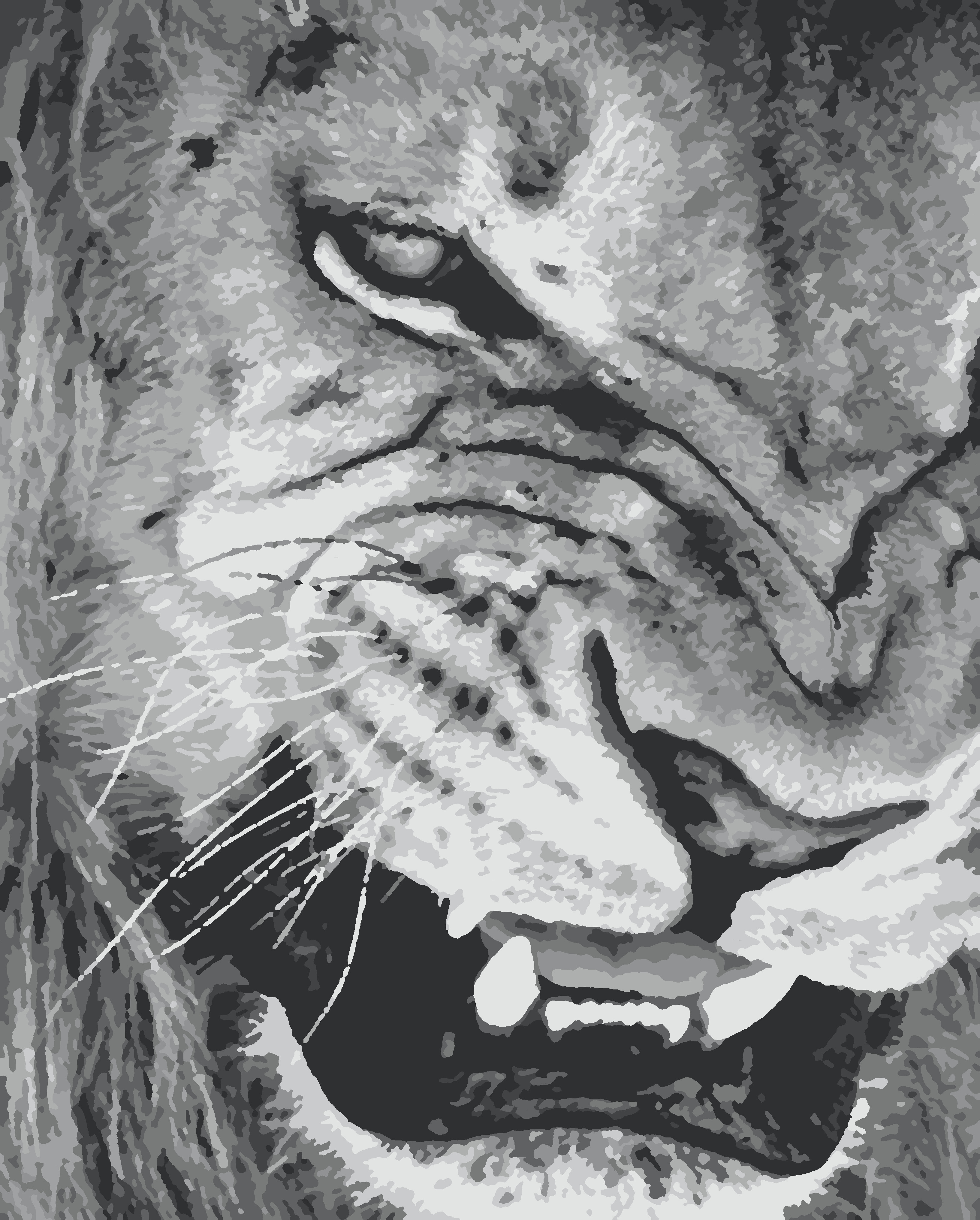 Вдруг опять разъяренным зверем набежала. Вдруг опять разъяренным зверем набежала. Вдруг опять разъяренным зверем набежала. Агрессивный лев. Оскал волка.