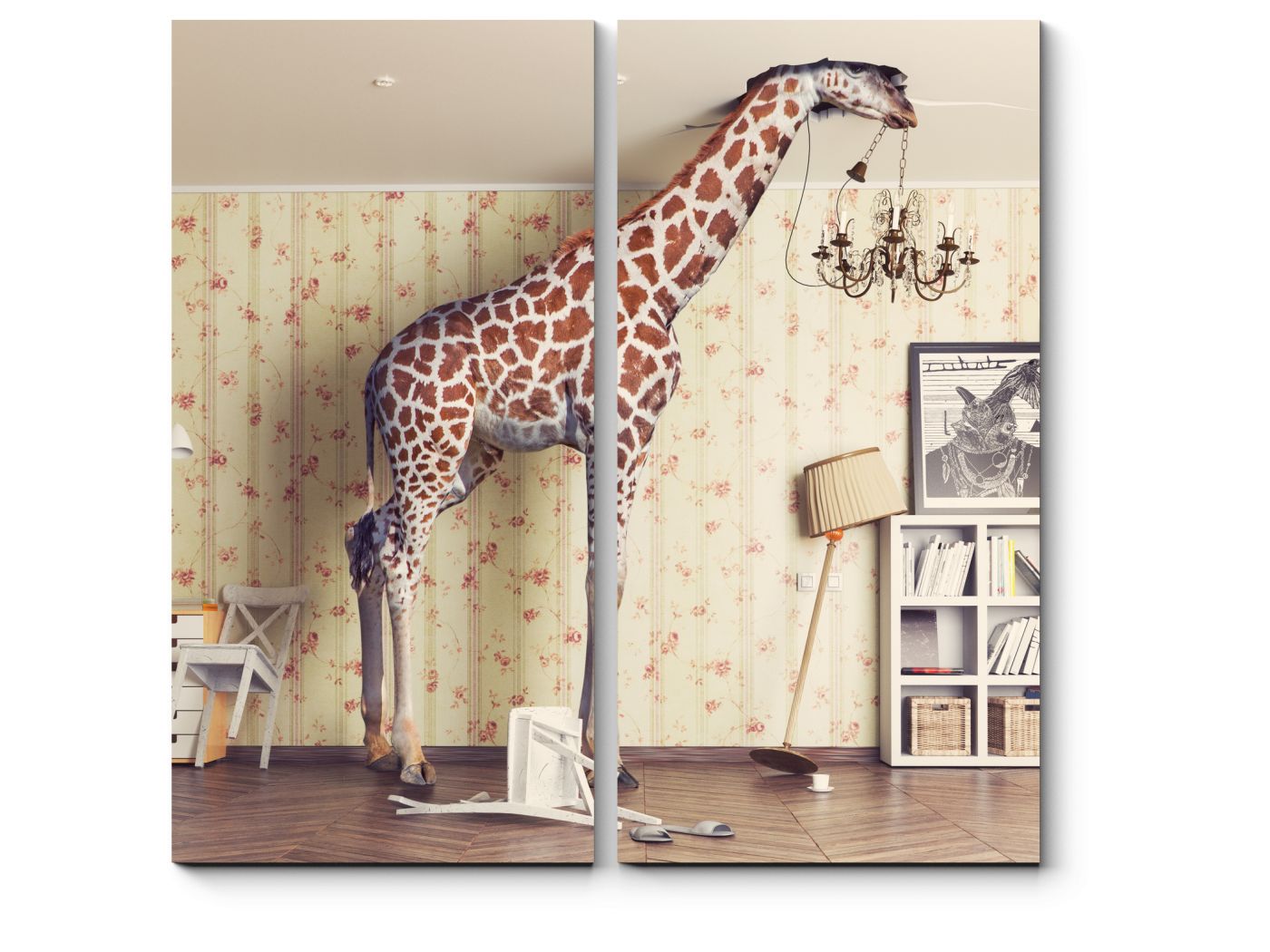 Жираф в интерьере квартиры
