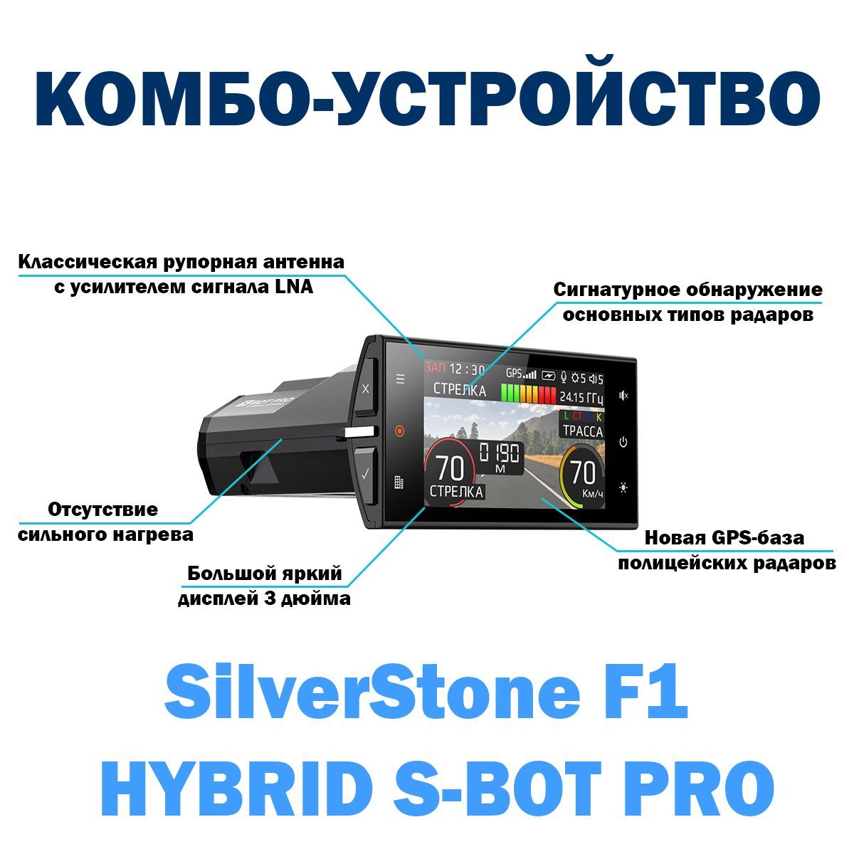 Самое хорошее комбо устройство. Silverstone f1 Hybrid s-bot Pro.