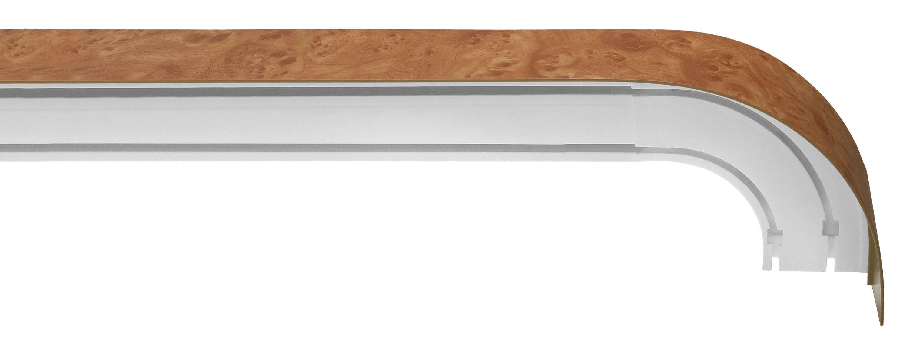 Бленда карниза потолочная для штор 50мм (рулон 20м) идеал белая/001