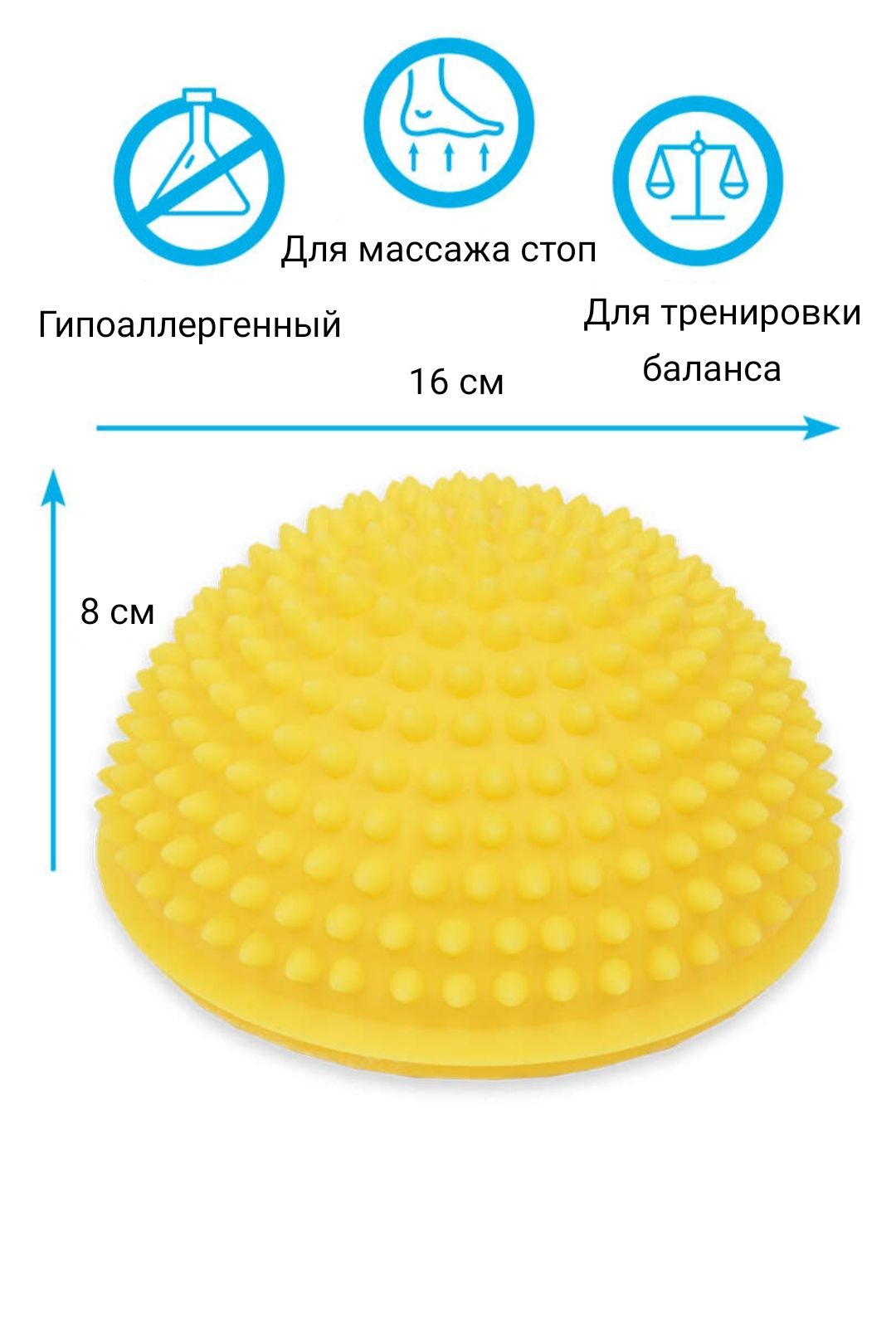 Полусфера балансировочная Спортмастер