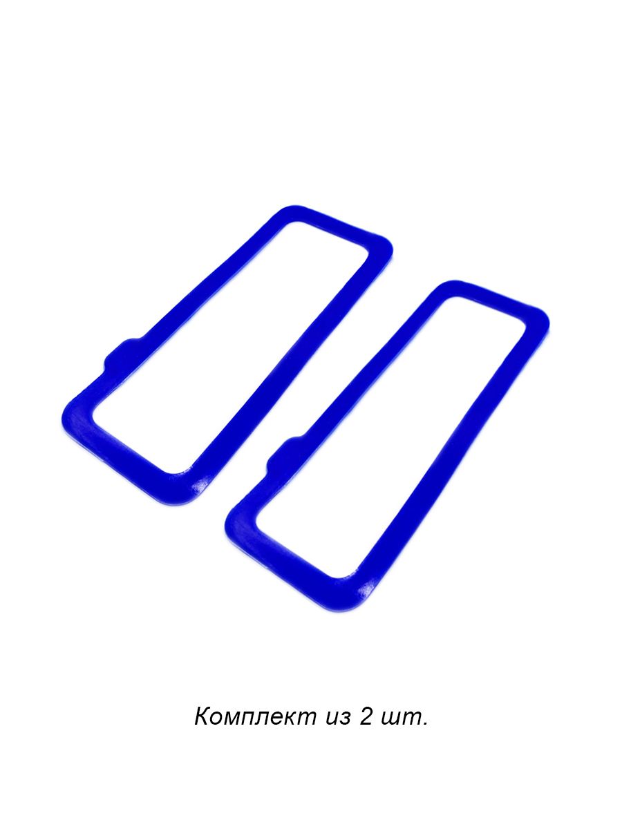 Прокладка крышки коробки толкателей (комплект из 2 шт.) для УМЗ-417, 421, дв. 4216, силикон, 417100211605