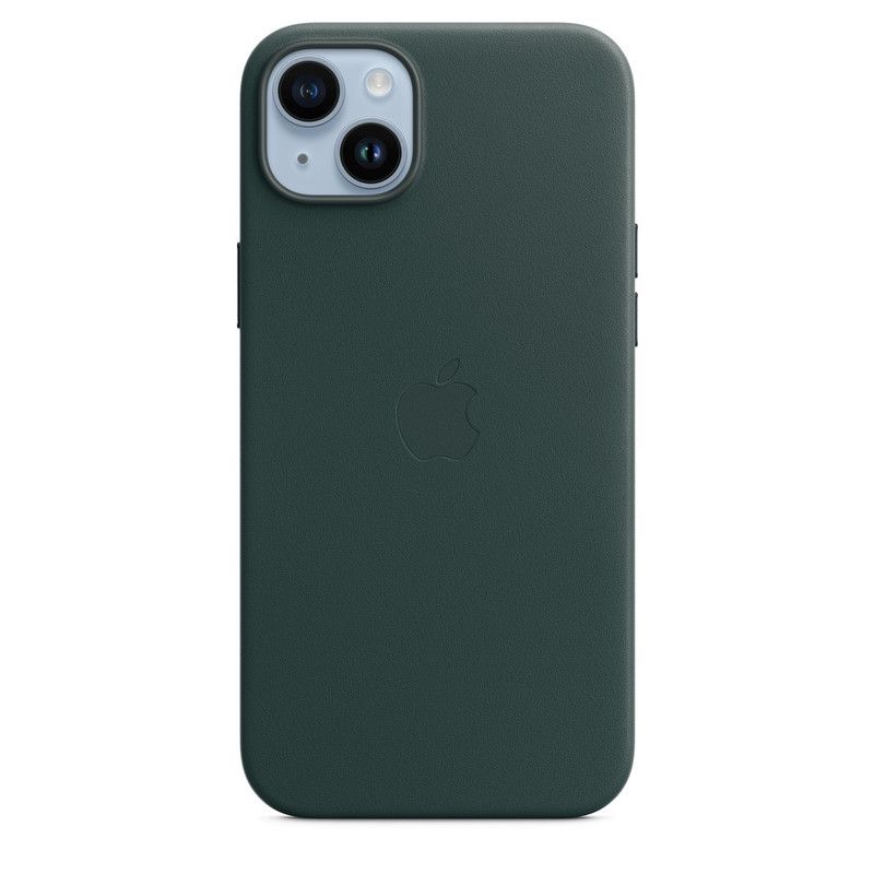 ЧехолдлясмартфонаApple/iPhone14PlusLeatherCasewithMagSafe-ForestGreen(MPPA3ZM/A)