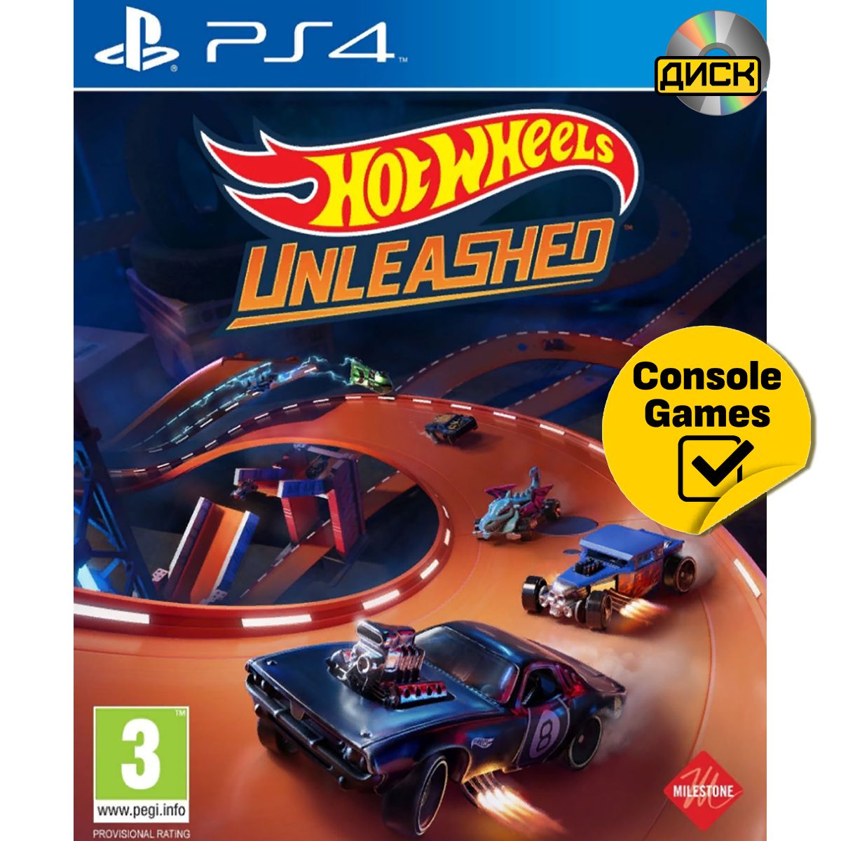 Игра PS4 Hot Wheels Unleashed (PlayStation 4, Русские субтитры)