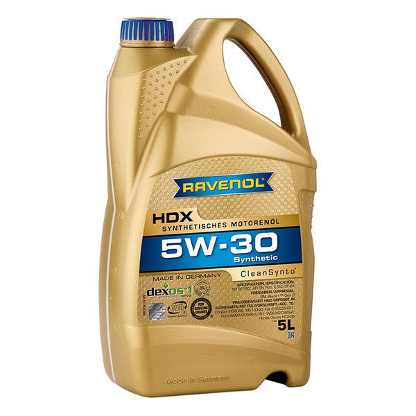 RAVENOL HDX 5W-30 Масло моторное, Синтетическое, 5 л