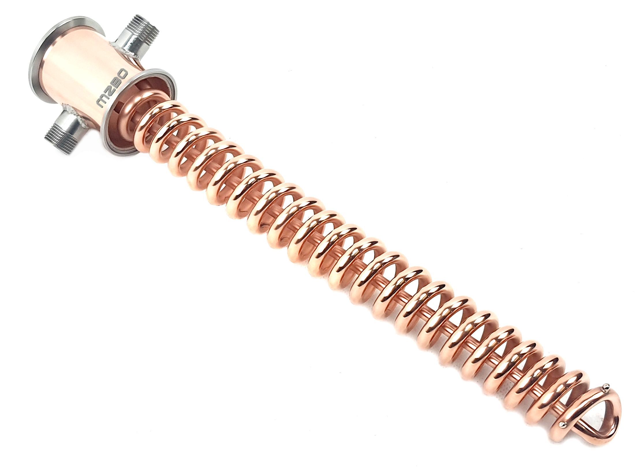 5. медный холодильник. медный дефлегматор 2 дюйма. медный холодильник. медный холодильник димрота.