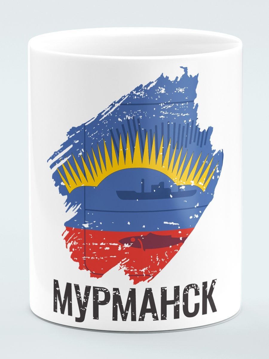 Кружка СТАНДАРТ флаг Мурманска