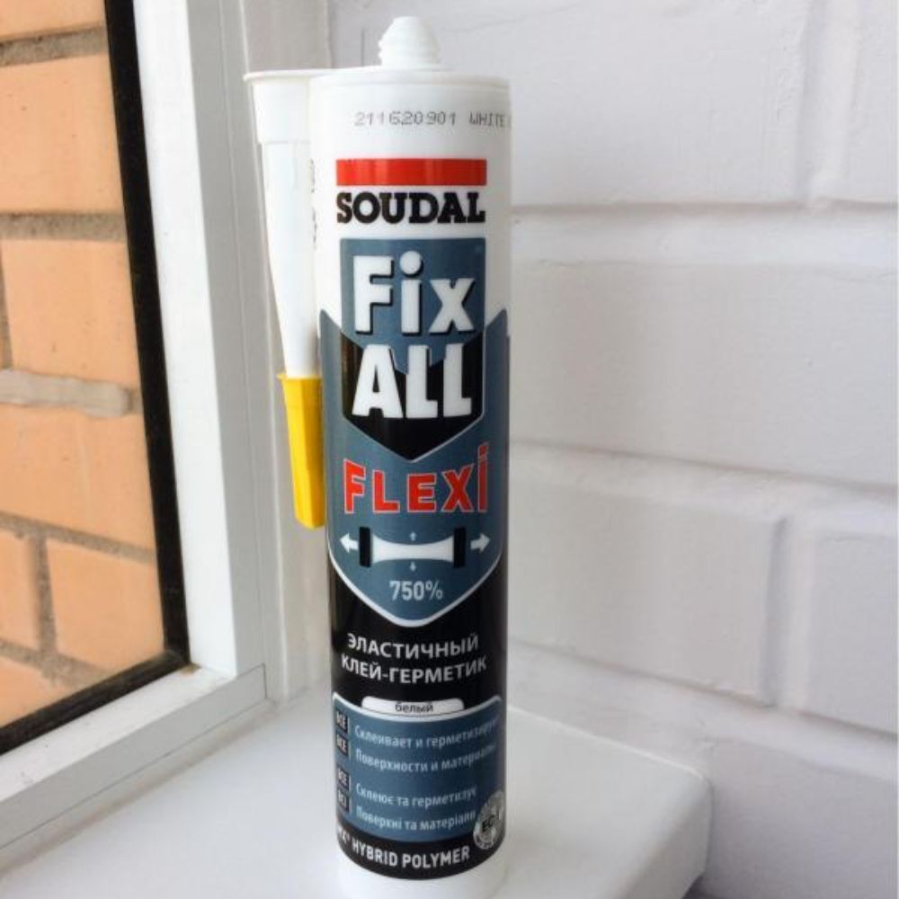 Soudal 134902 fix all flexi. Fix all Flexi гибридный клей-герметик. Клей-герметик Soudal Fix all. Soudal Fix all Flexi (Fix all Classic) эластичный клей-герметик (80 мл). Клей фикс Алл Flexi белый.